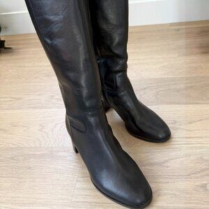 Madewell Tall Black Leather Boot